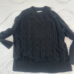 Aerie unREAL Cable Crew Sweater